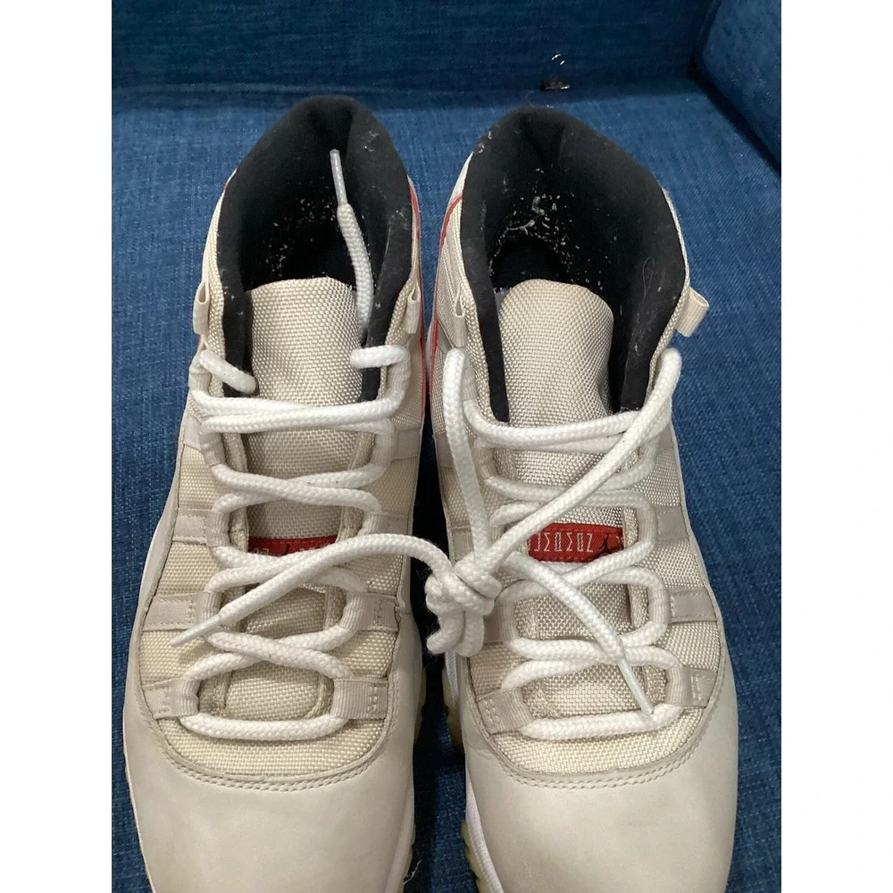 Size 10 - Air Jordan 11 Retro Platinum Tint No Insoles